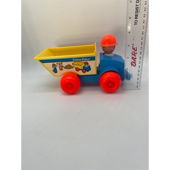 1982 Fisher Price Jiffy Dump Truck Toy #151 - Picture 4 of 7